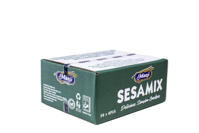 Manji Sesamix Crackers 36X6Pcs